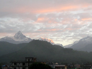 Sunrise over the Annapurna Range