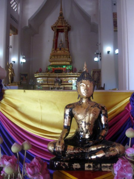 Buddhas in the Thai Monastery in Lumbini