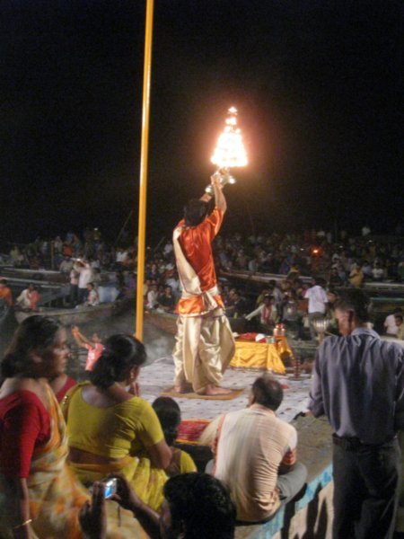 Evening Puja ceremony