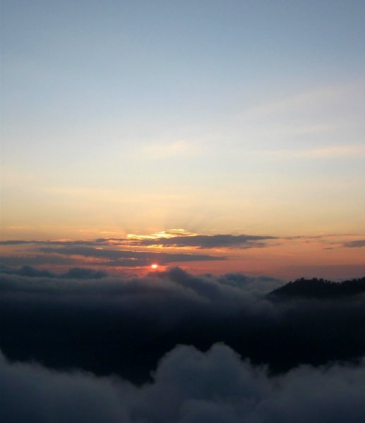 Sunset over Darjeeling