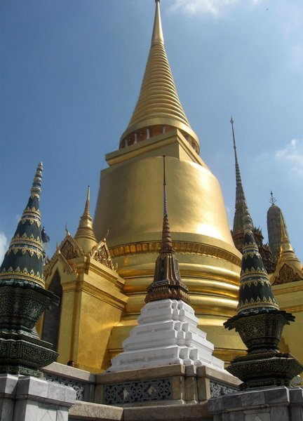 Roof spires at the Grand Palace