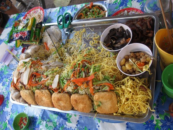 Take away food at Chau Doc 