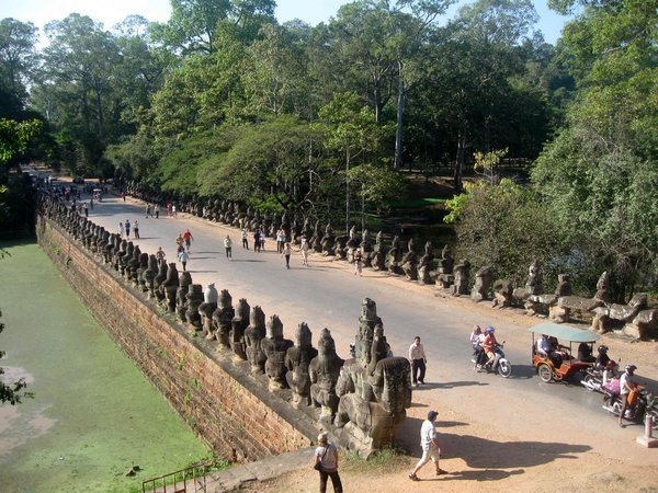 Entrance  gate at Angkor Thom