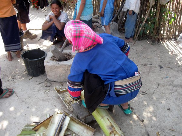 Hmong lady near Muang Sing