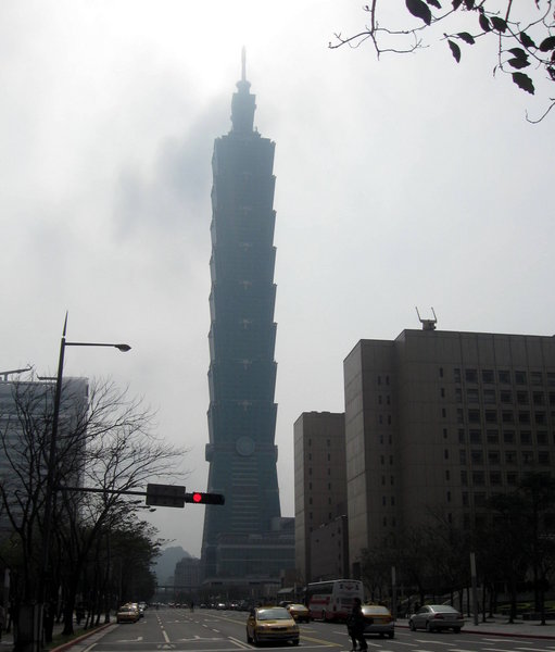 Tapei 101 in the clouds
