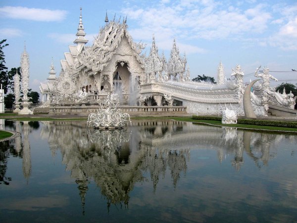 Reflections at the White Temple