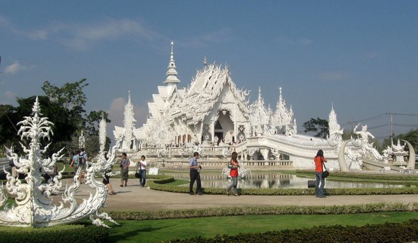 The quirky White Temple, Chiang Rai
