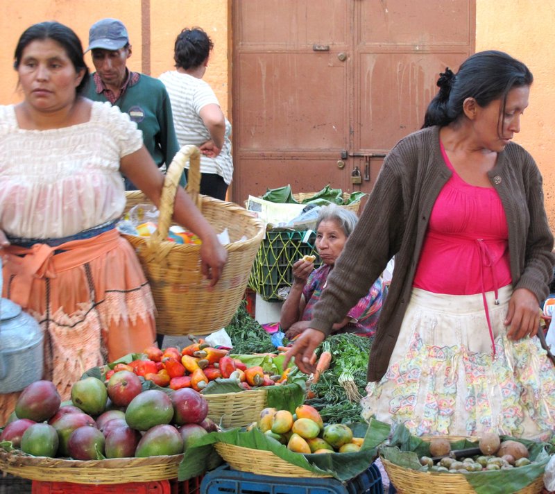Women at the local market