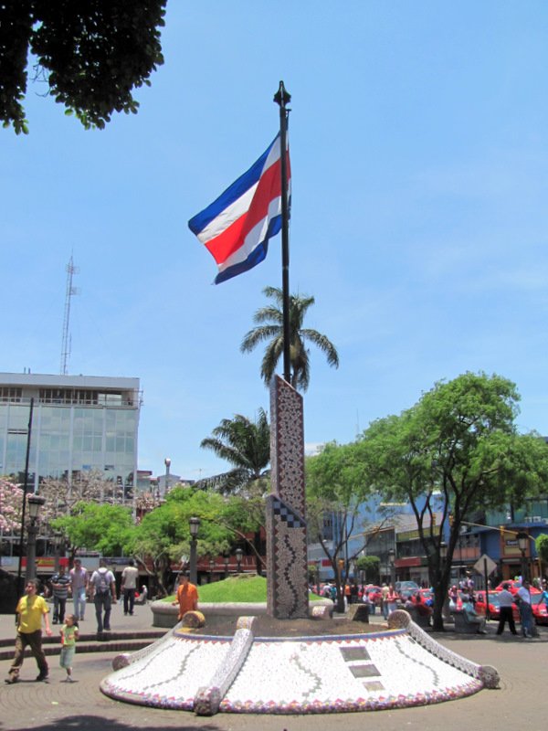 Costa Rican flag 