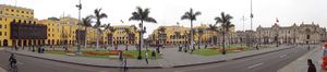 Main plaza in Lima