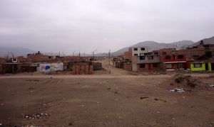 The sandy scenery and sad villages north of Lima