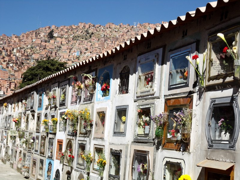 Graves at La Paz Cemetary