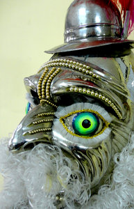 Tin festival mask