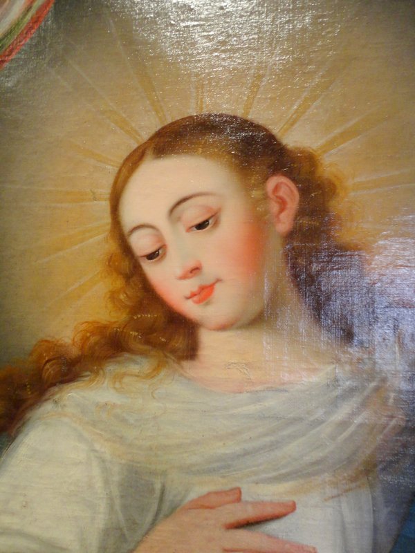 A lovely painting - very serene - in the convent
