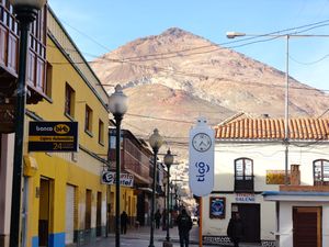 'Cerro Rico' or 'Rich Mountain' dominates Potosi 