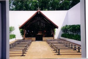 The chapel at Changi Prison in Singapore