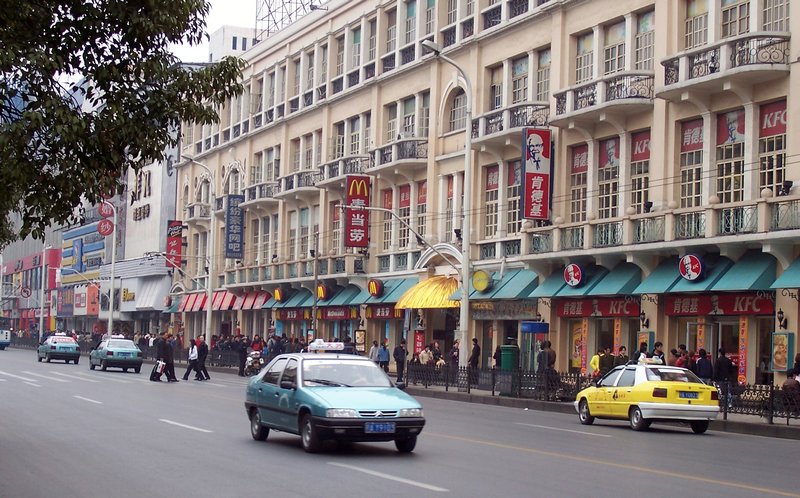 Street scape in Wuhan