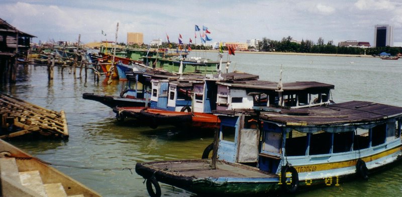 Fishing boats in Kuala Terengganu