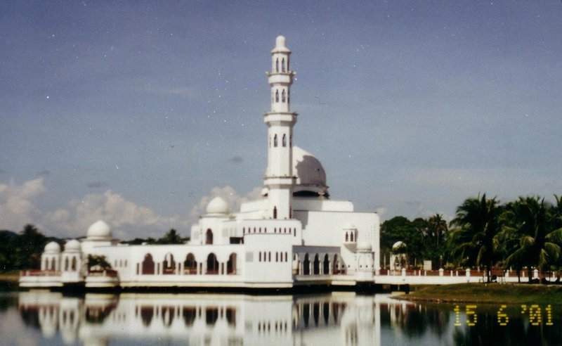 The floating mosque in Kuala Terengganu