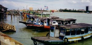 Fishing boats in Kuala Terengganu