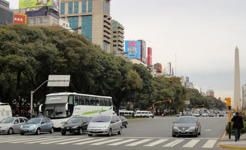 9 de Julio Avenue, considered the widest street in the world