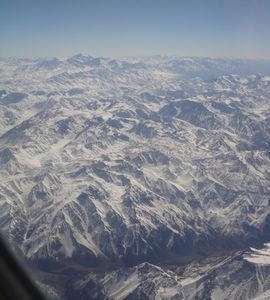 Snow capped Andes!