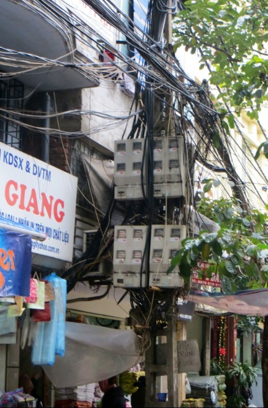 Vietnamese electricity wires