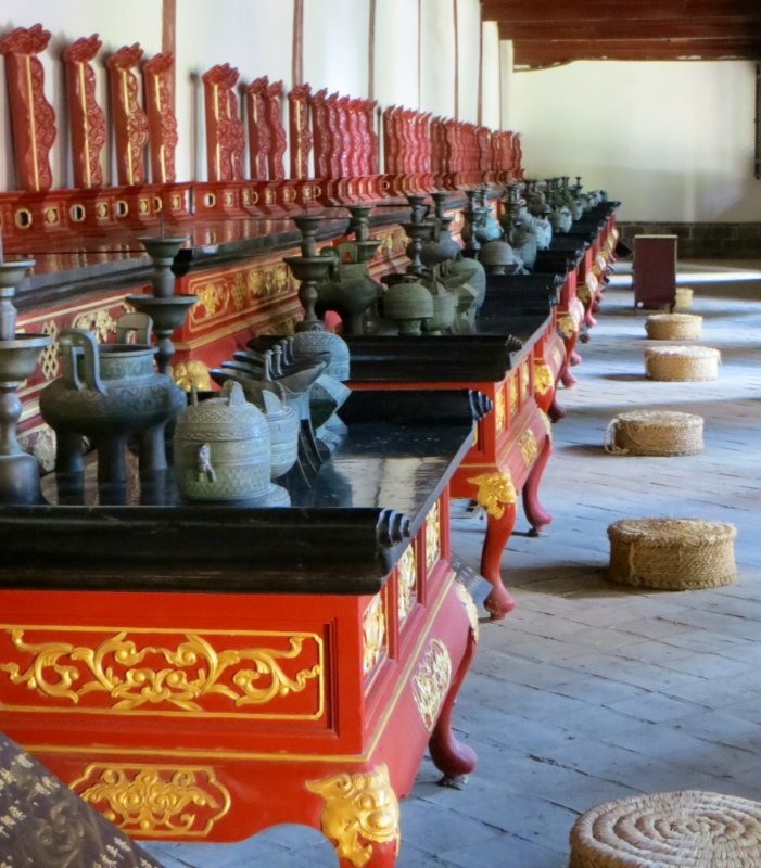 Prayer area at the Confucius Temple