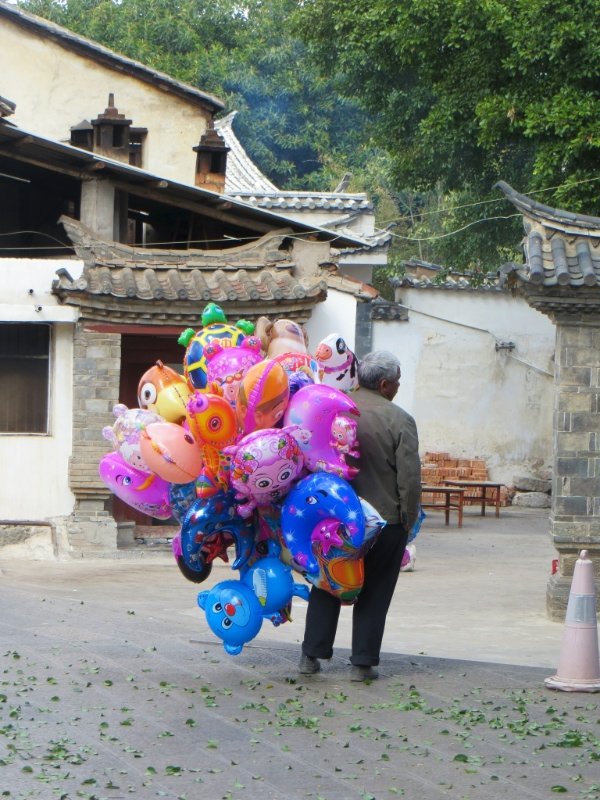 Balloon seller