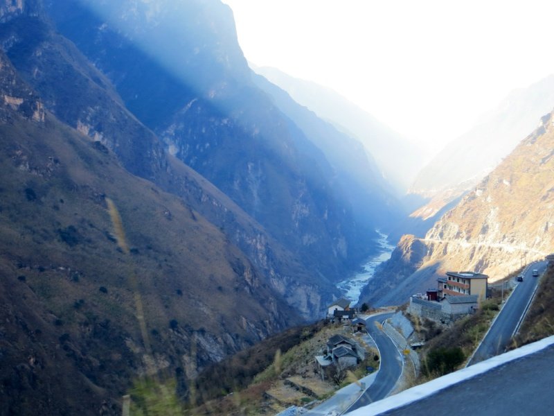 The Yangtze River through Tiger Leaping Gorge