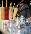 Implements for making Tibetan butter tea