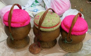 Rice baskets used at wedding