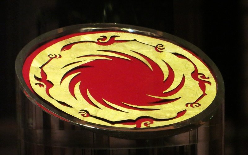 Golden sunbird disc in the Jinsha Museum
