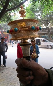 My prayer wheel is bigger than yours...