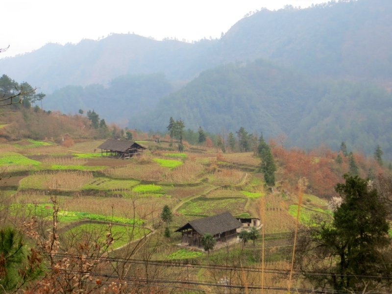 Countryside on the way to Shidong