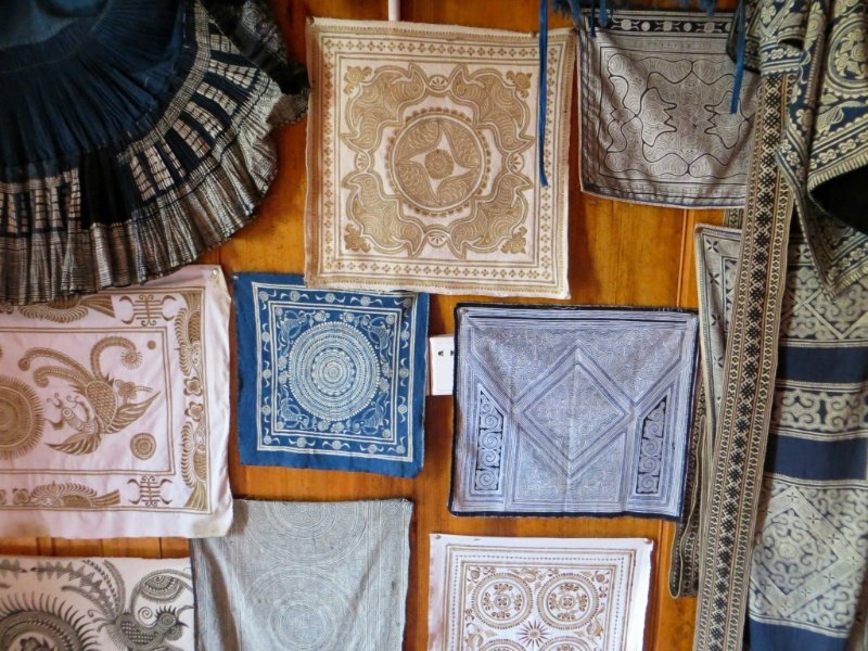 Fine batiks from the village of Matang