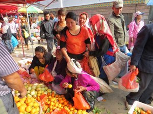 Mandarin seller