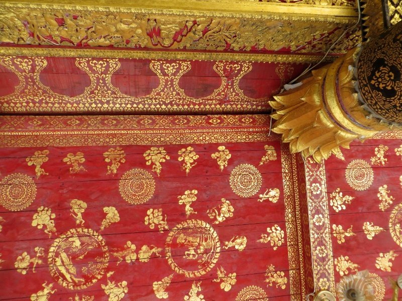 Ceiling within the Wat in the Royal Palace Museum