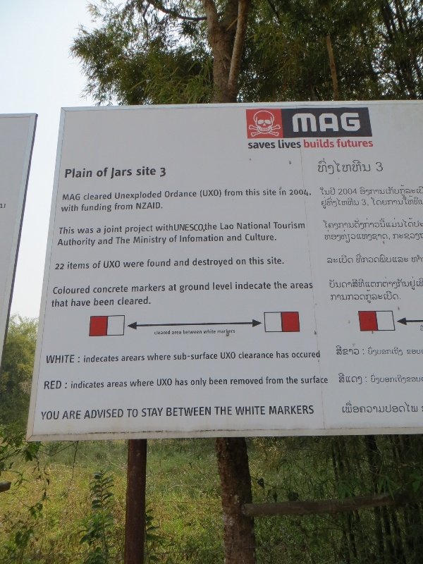 MAG signage at site 3