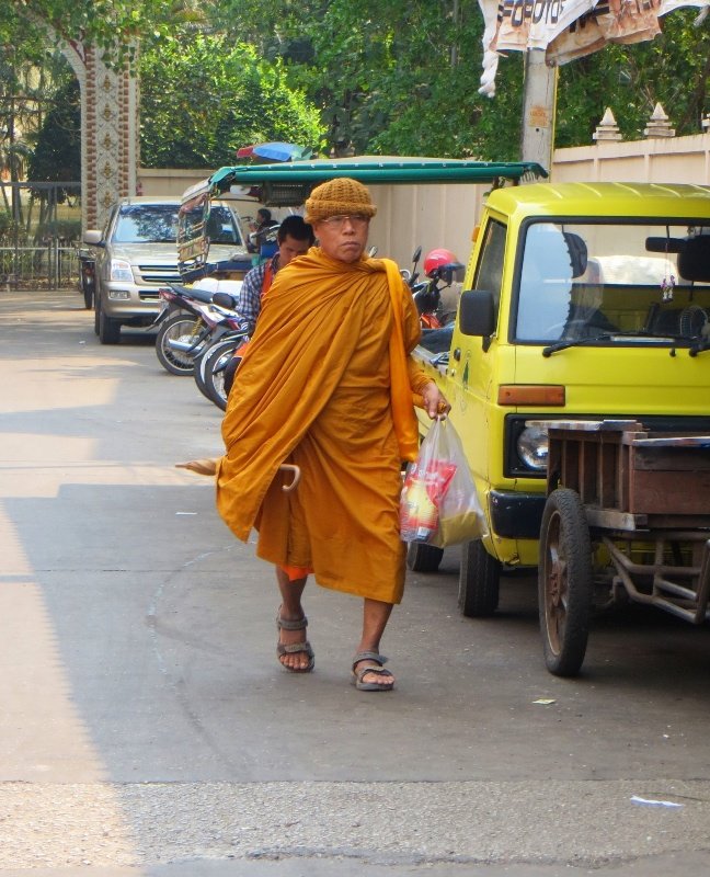 Elderly monk
