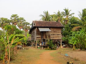 Village house on the road to Beng Melea