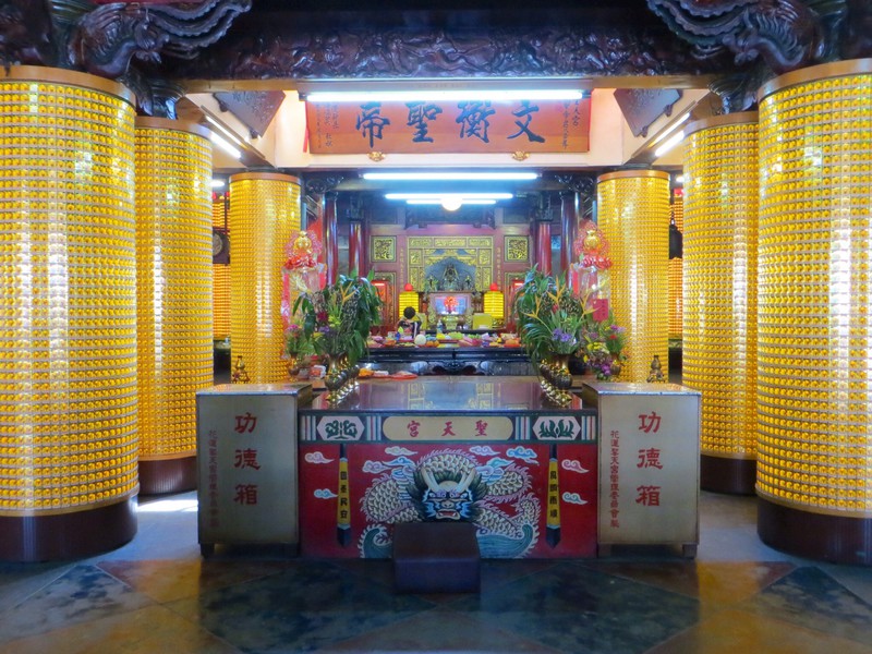 Temple interior in Hualien