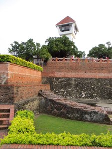 The remains of the foundations of Fort Anping