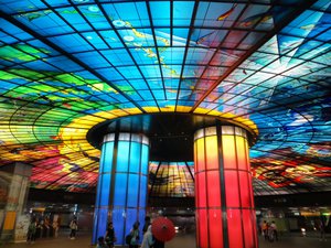 The amazing Dome of Light in Formosa Boulevard MRT station forecourt 
