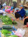 Vegetable sellers at the Cao Bang market