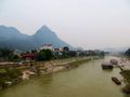 The river which flowed through Ha Giang city