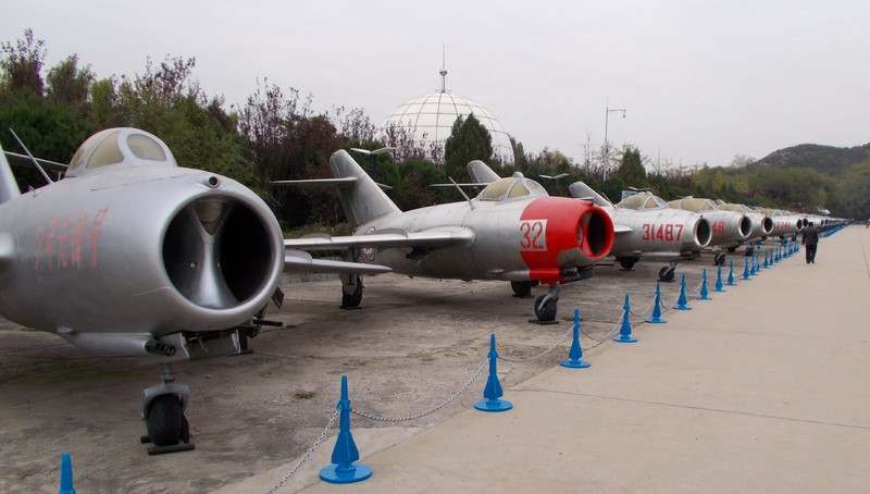 Row of MIG fighters