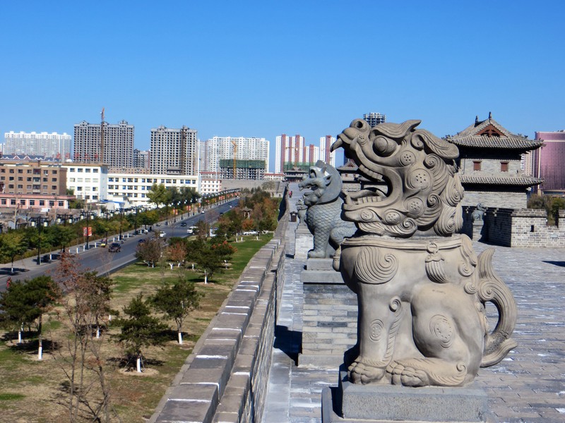 Lions on the city wall