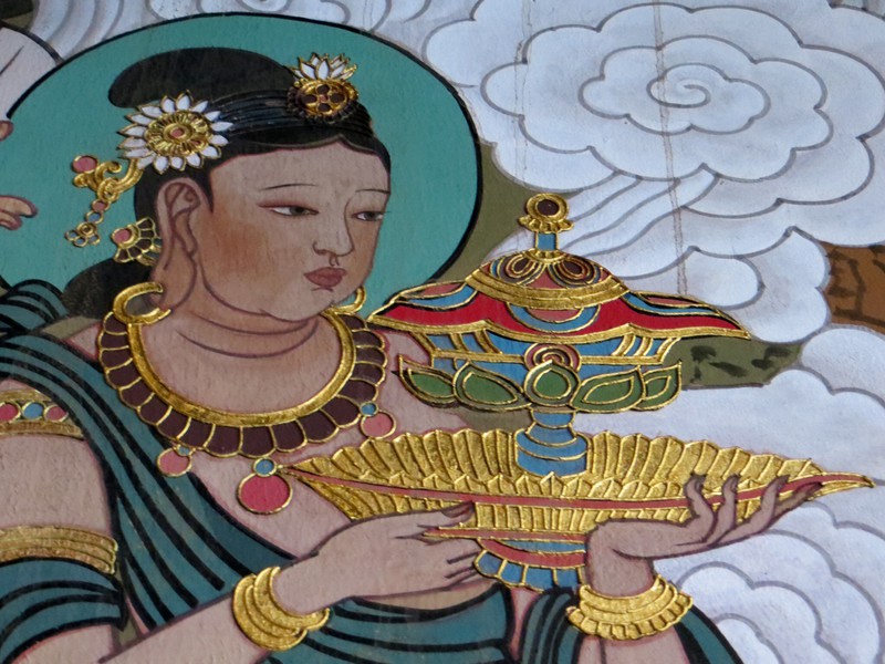 Painted image within the Fayuan Temple