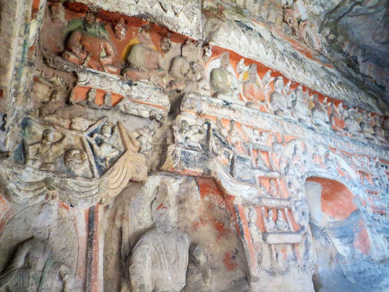 Stone carvings at Yungang Caves